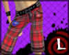 ~L*Punk-tartan Bermudas