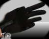 Black Zip Gloves T@