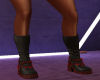 fashion boots + red