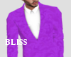 Lilac custom suit top