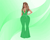 heather green pant fit