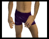 [M]Purple Leather Boxers