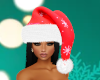 Baddie Santa Hat Red