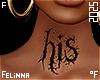 ℉ His Neck Tat