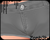 z | Jean Shorts Silver