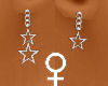 !Mwok Star earrings