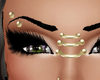 Gold Facial Piercings