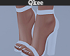 ♡ | White Simple Heel