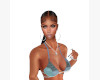TOP BRA  BLUE