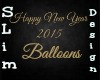 2015 Balloons New Year