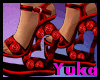 (YK)Red heart heel