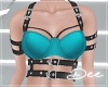 !D Strap Turquoise Top