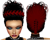 top knot red/black