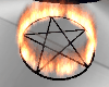 Pentagram with Fire