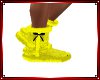 Yellow Fur Boots