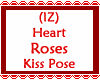 Heart Roses Kiss Pose