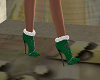HOLIDAY GRN /WHT BOOTS
