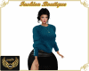 NJ] Teal Sweater