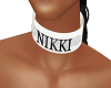 white Nikki Collar