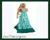 JT Teal Flowers