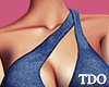D/Blue Denim Corset