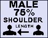 Shoulder Scaler 75% Male