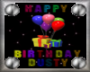 *T Dusty Birthday Banner