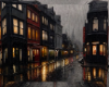 Rainy Victorian City Bg
