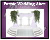 Purple Wedding Alter