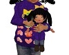 kids purple sweater doll
