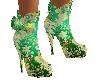 Green Gold Ankle boots