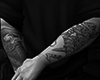 Ѧ. tattoo arms
