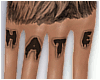 -A- Hate Love Tattoo