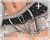 2S. Brown Denim Skirt
