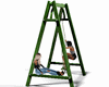 Animated Wooden Swing