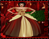 DC! XMas Gown Gold/Red