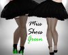 !T! Miss H/S Green/blk