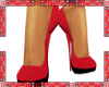 RED SILK DRESS SHOES