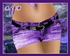 *jf* Purple Pash Shorts