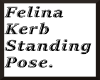 Felina Standing Pose.