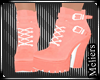 Abner Ankle Boots Pink