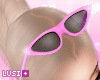 ♥ Glasses Cat Pink