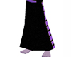 Black/Purple  Skirt