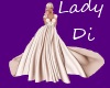 Lady Di  Champagne Gown
