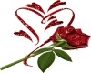 Red Rose and Heart