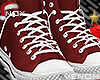 Female Red Sneakers