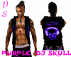 Purple Dj Skull Hoody