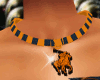 orange polo necklace