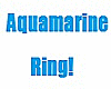 AquaMarine Ring M/L
