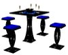 []Blue club table